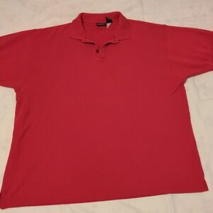 Patagonia Organic Cotton Red W701S Short Slv Polo Size XL